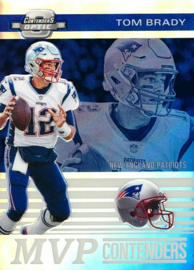 2019 Panini Contenders Optic MVP Contenders Tom Brady #TB Football Card