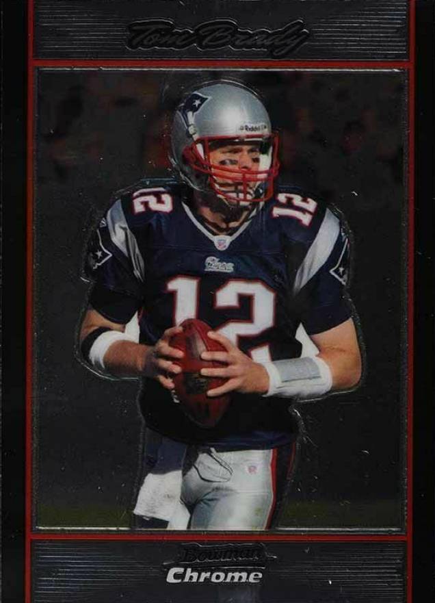 2007 Bowman Chrome Tom Brady #BC172 Football Card