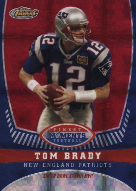 2008 Finest Tom Brady Finest Moments Tom Brady #TB3 Football Card