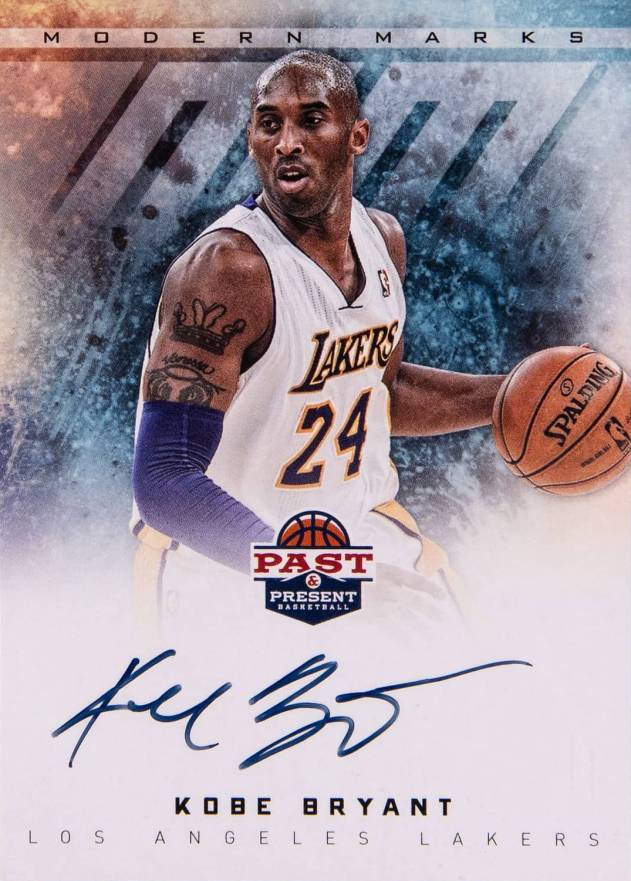 2012 Panini Past & Present Modern Marks Kobe Bryant #1 Basketball Card
