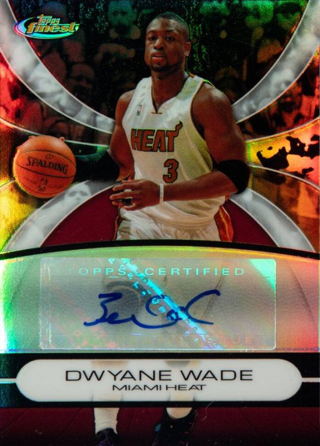 2008 Finest Redemption Autograph Dwyane Wade # Basketball Card