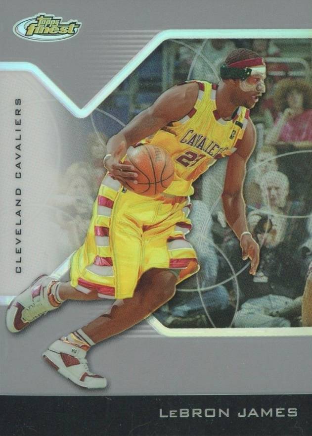 2004 Finest LeBron James #23 Basketball Card