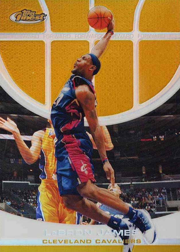 2005 Finest LeBron James #85 Basketball Card