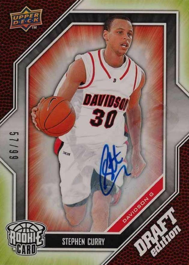 2009 Upper Deck Draft Edition Stephen Curry #34 Basketball Card