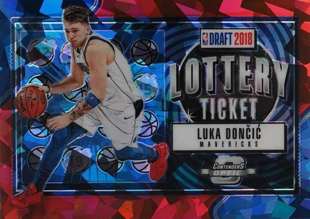 2018 Panini Contenders Optic Lottery Ticket Luka Doncic #3 Basketball Card