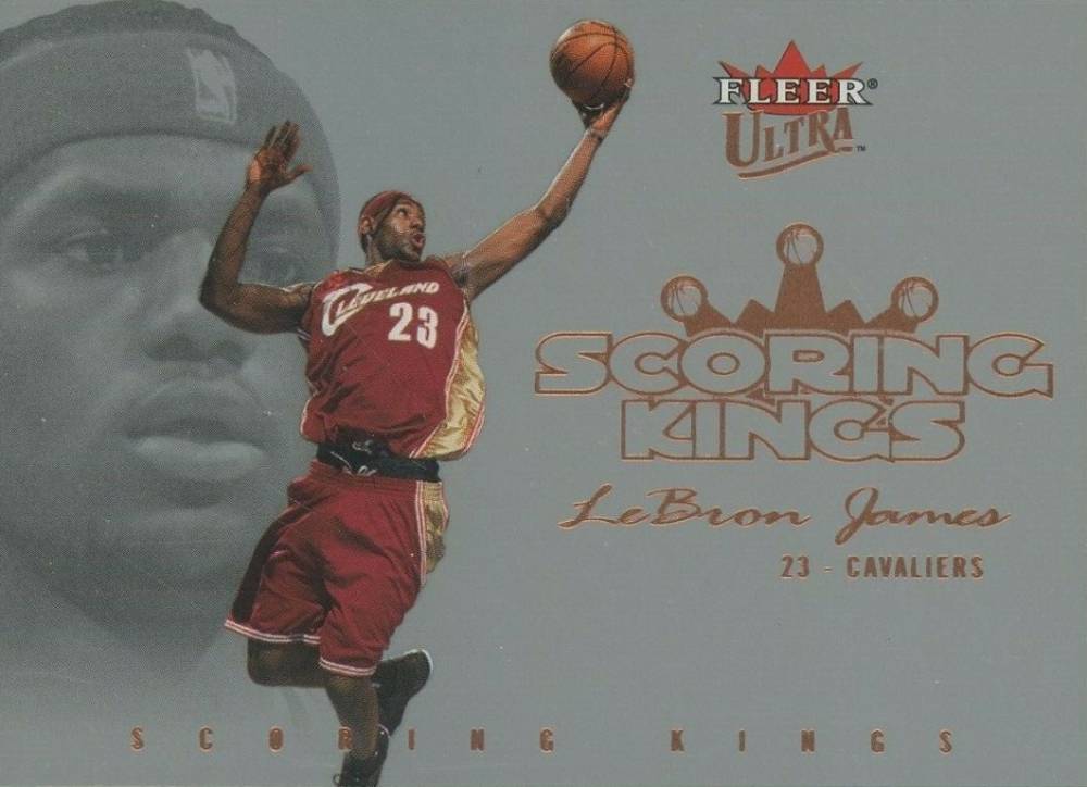 2004 Ultra Scoring Kings LeBron James #22 Basketball Card