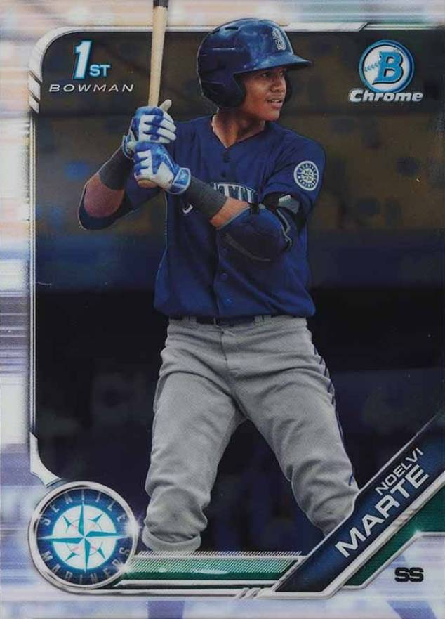 2019 Bowman Prospects Chrome Noelvi Marte #97 Baseball Card