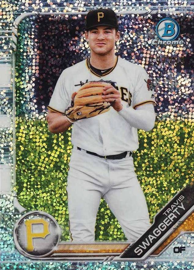 2019 Bowman Prospects Chrome Travis Swaggerty #93 Baseball Card