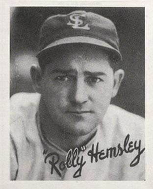 1936 Goudey Rollie Hemsley # Baseball Card