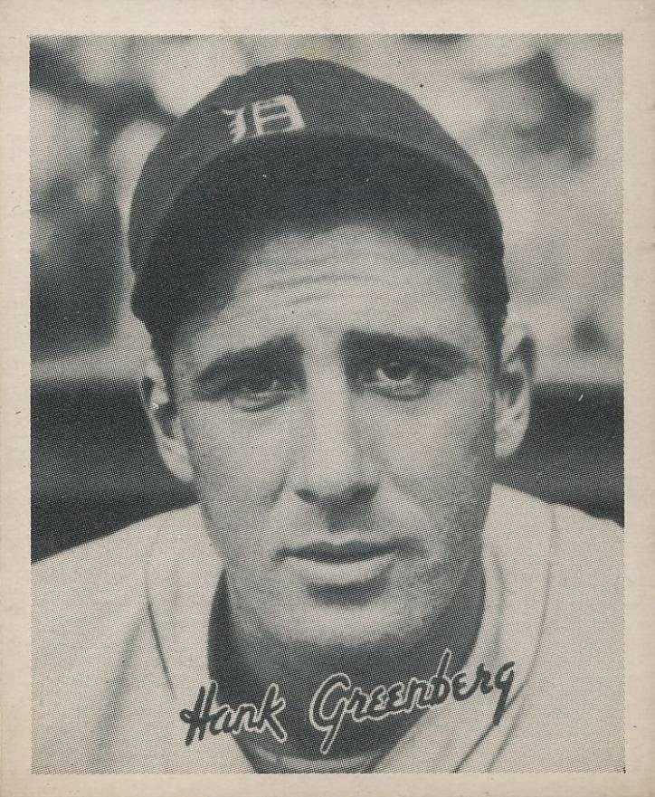 1936 Goudey Hank Greenberg # Baseball Card