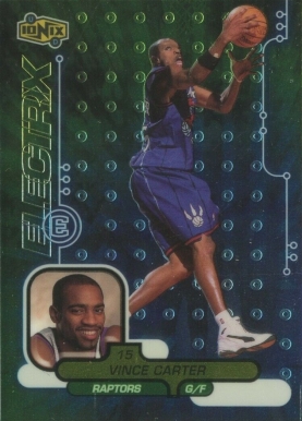 1998 Upper Deck Ionix Vince Carter #65 Basketball Card