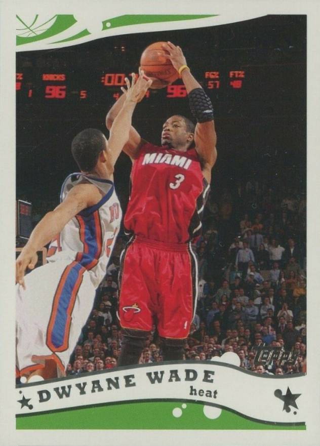 2005 Topps  Dwyane Wade #90 Basketball Card