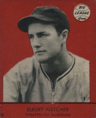 1941 Goudey Elburt Fletcher #26r Baseball Card