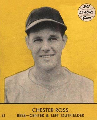 1941 Goudey Chester Ross #31y Baseball Card