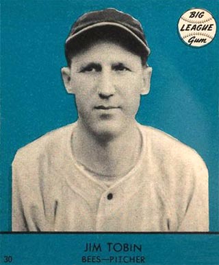 1941 Goudey Jim Tobin #30y Baseball Card