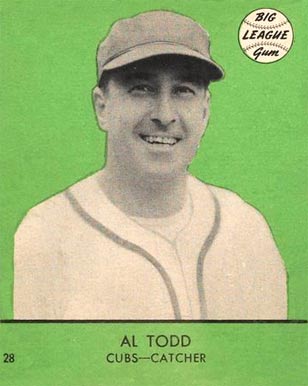 1941 Goudey Al Todd #28y Baseball Card