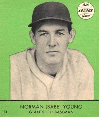 1941 Goudey Norman (Babe) Young #23y Baseball Card