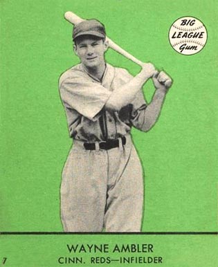 1941 Goudey Wayne Ambler #7y Baseball Card