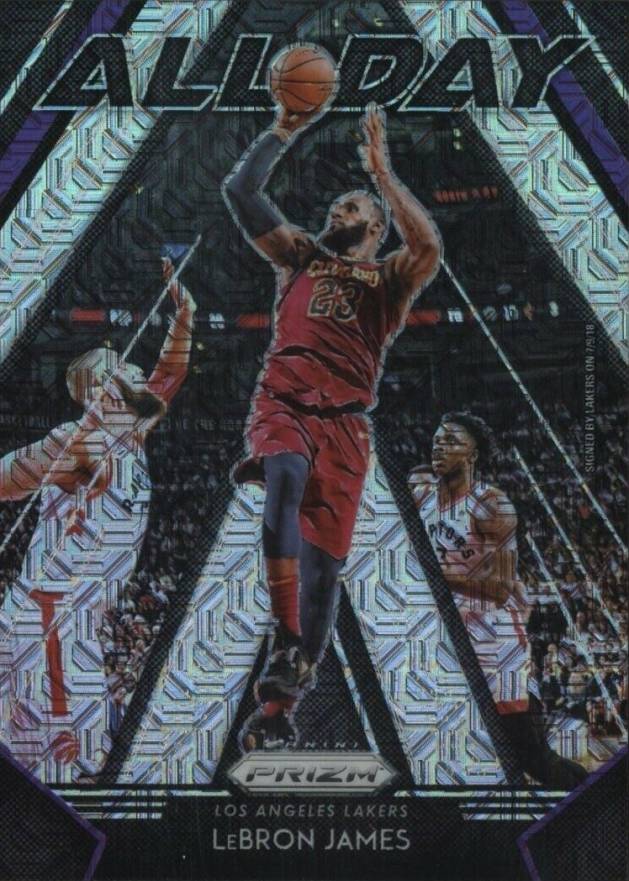 2018 Panini Prizm All Day LeBron James #10 Basketball Card