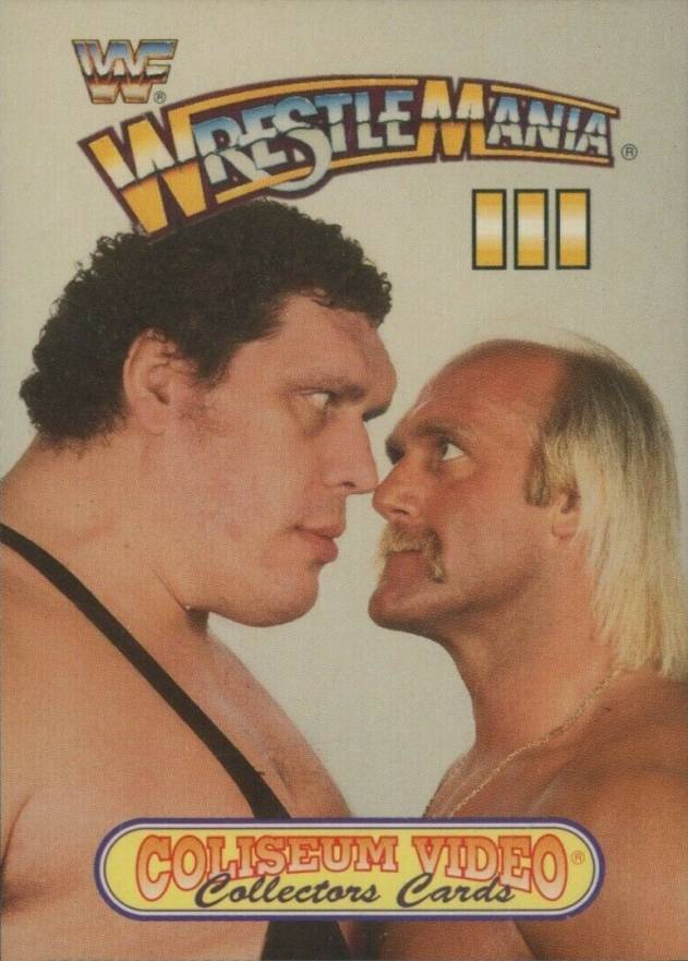1993 WWF Wrestlemania Coliseum Video Cards Andre the Giant/Hulk Hogan # Other Sports Card