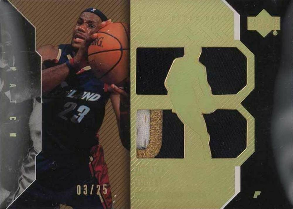 2006 Upper Deck Black Patch LeBron James #P-LJ Basketball Card