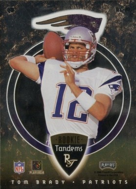 2000 Playoff Momentum Rookie Tandems Redman/Brady #RT-22 Football Card
