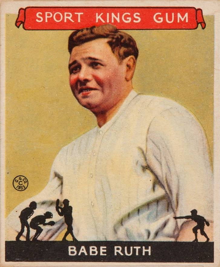 1933 Goudey Sport Kings Babe Ruth #2 Baseball Card