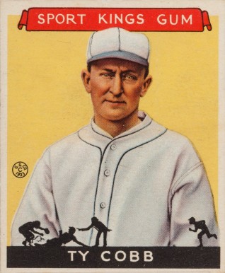 1933 Goudey Sport Kings Ty Cobb #1 Baseball Card
