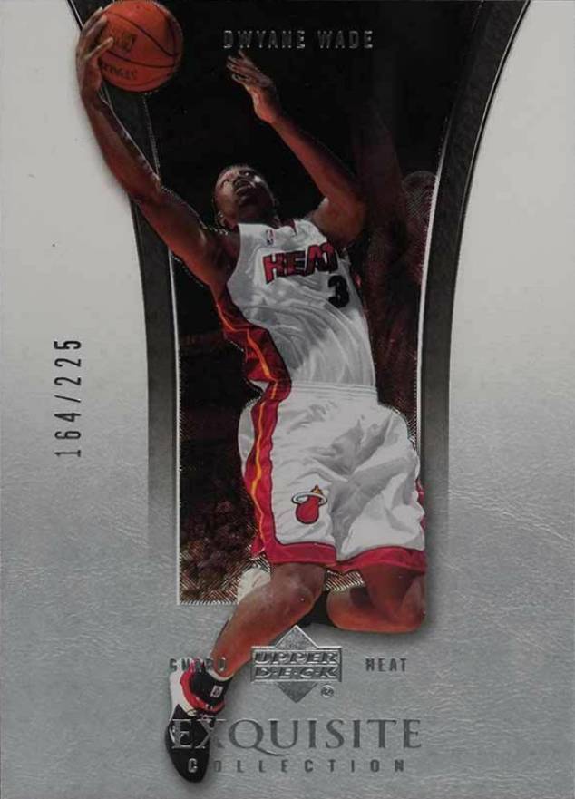 2004 Upper Deck Exquisite Collection  Dwyane Wade #19 Basketball Card