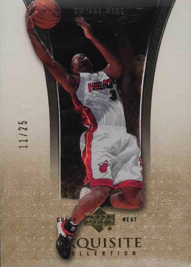 2004 Upper Deck Exquisite Collection  Dwyane Wade #19 Basketball Card