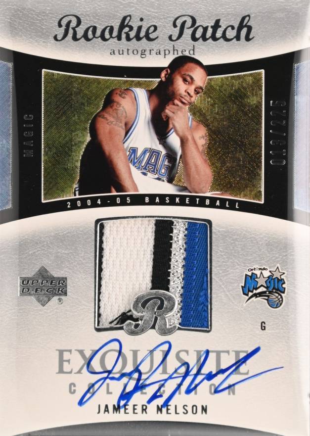 2004 Upper Deck Exquisite Collection  Jameer Nelson #44 Basketball Card