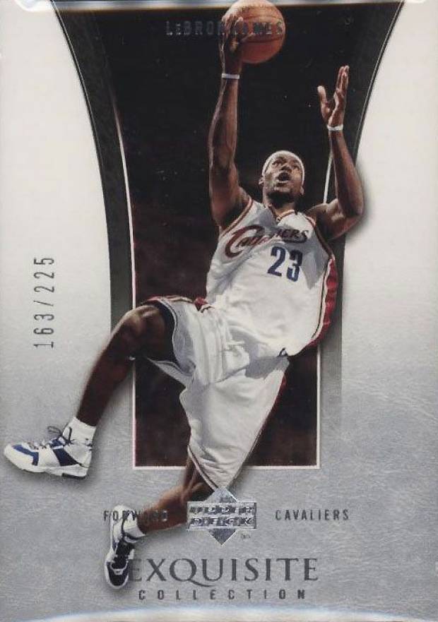 2004 Upper Deck Exquisite Collection  LeBron James #5 Basketball Card