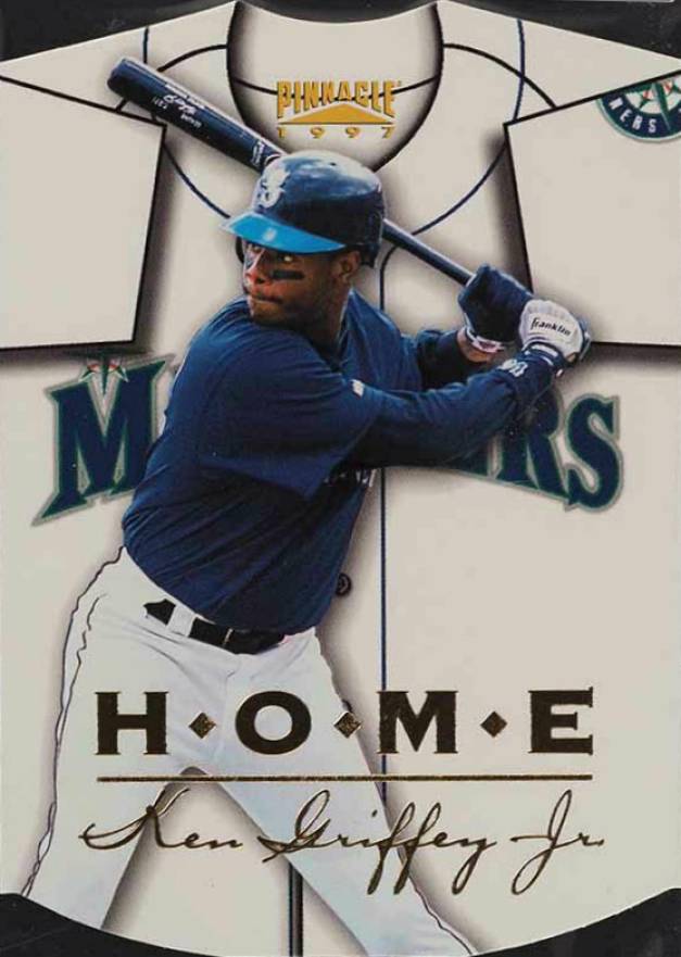 1997 Pinnacle Home/Away Ken Griffey Jr. #4 Baseball Card