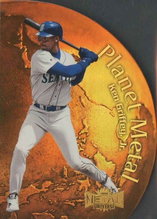 1999 Metal Universe Planet Metal Ken Griffey Jr. #13 Baseball Card