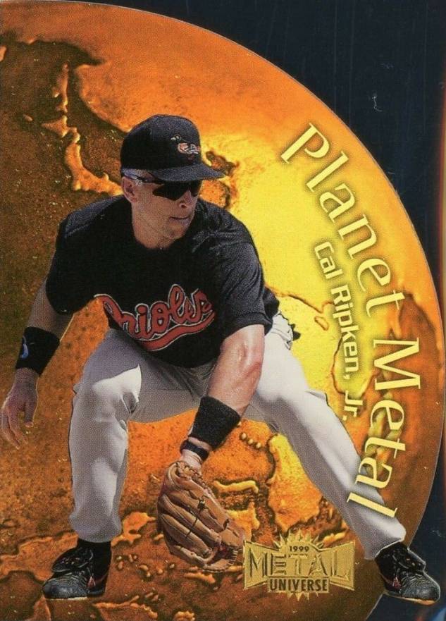 1999 Metal Universe Planet Metal Cal Ripken Jr. #3 Baseball Card