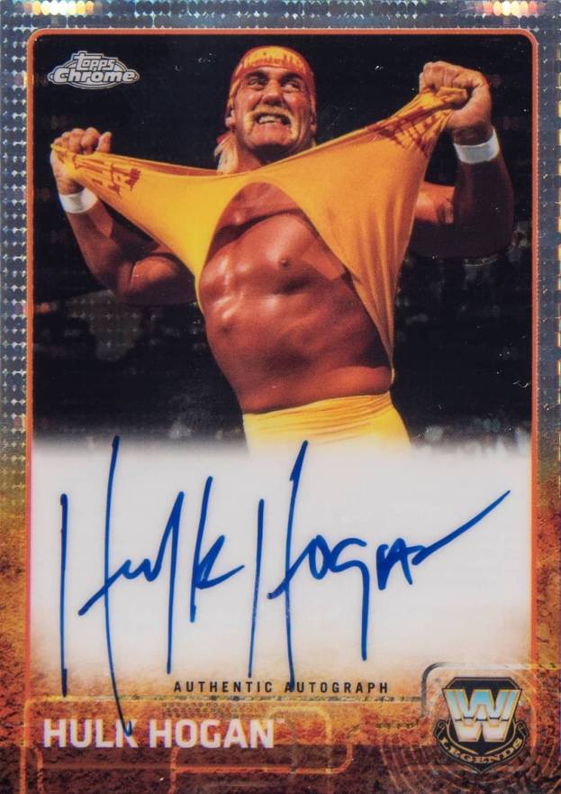 2015 Topps Chrome WWE Autograph Hulk Hogan # Other Sports Card