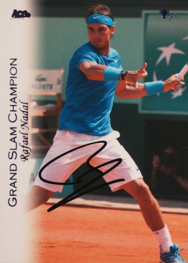 2012 Ace Authentic Grand Slam 3 Champion Rafael Nadal #35 Other Sports Card