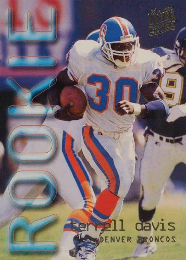1995 Ultra Terrell Davis #430 Football Card