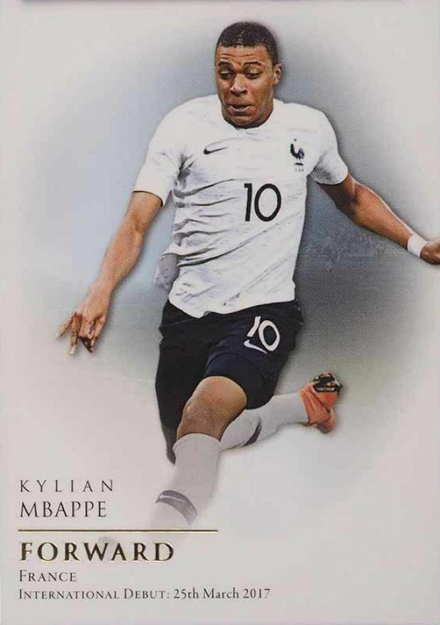2018 Futera Unique Kylian Mbappe #79 Soccer Card