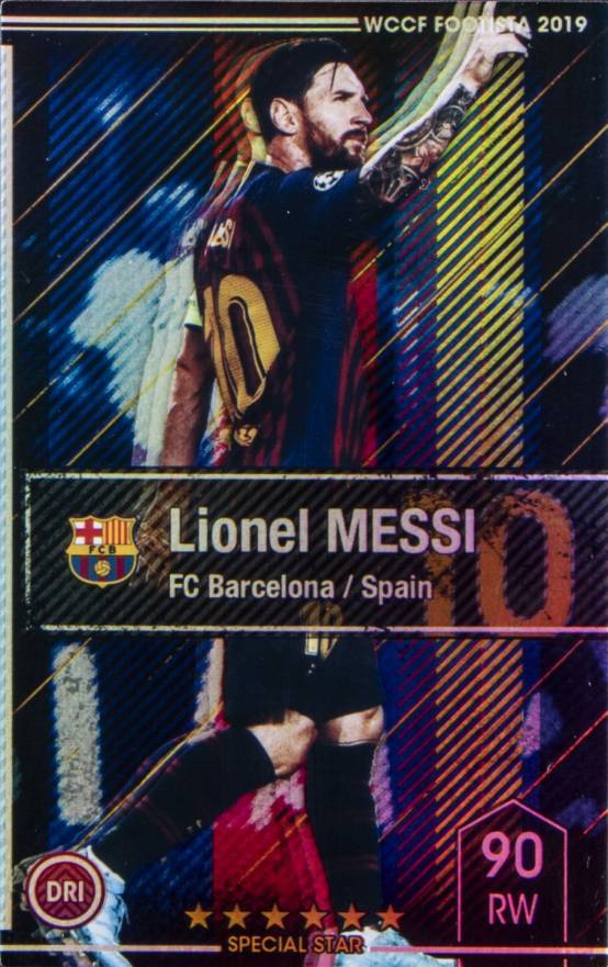 2019 Panini WCCF Footista Lionel Messi #25-R Soccer Card