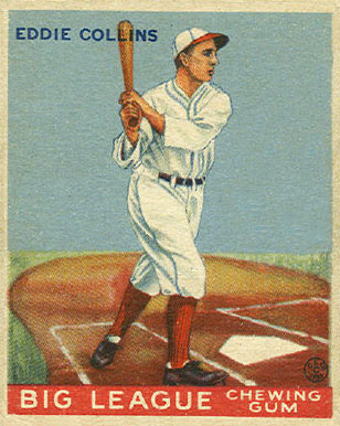 1933 Goudey World Wide Gum Eddie Collins #42 Baseball Card