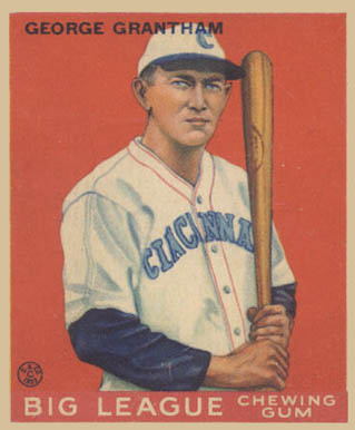 1933 Goudey World Wide Gum George Grantham #66 Baseball Card