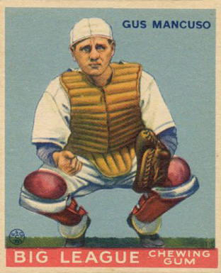 1933 Goudey World Wide Gum Gus Mancuso #41 Baseball Card
