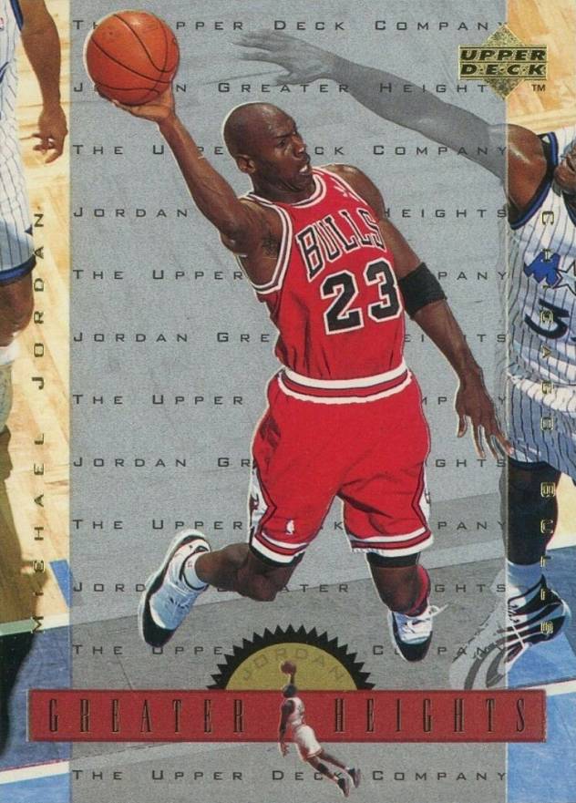 1996 Upper Deck Jordan Greater Heights Michael Jordan #GH6 Basketball Card