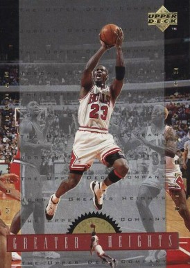 1996 Upper Deck Jordan Greater Heights Michael Jordan #GH2 Basketball Card
