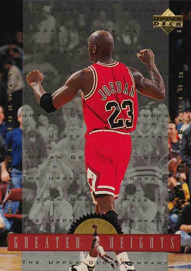 1996 Upper Deck Jordan Greater Heights Michael Jordan #GH9 Basketball Card