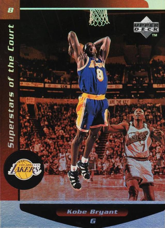1998 Upper Deck Ovation Superstars of The Court Kobe Bryant #C8 Basketball Card