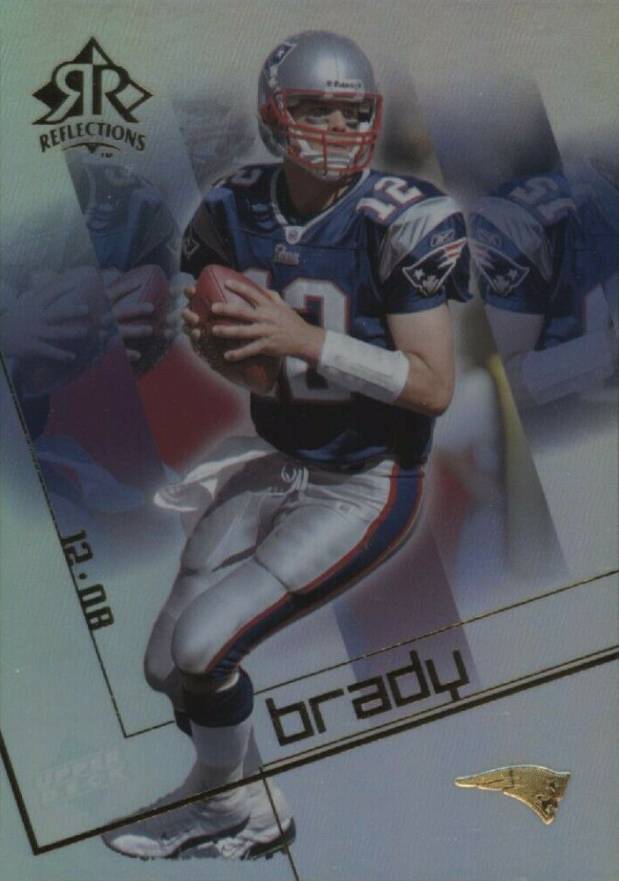 2004 Upper Deck Reflections Tom Brady #58 Football Card
