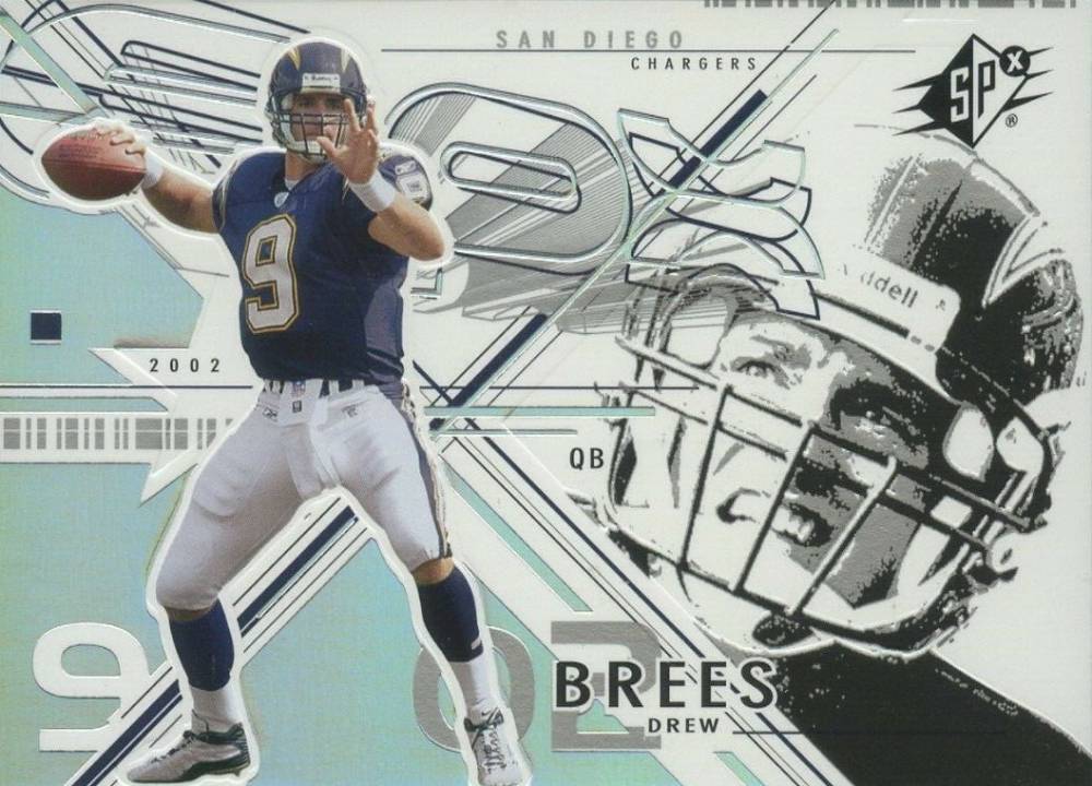 2002 SPx Drew Brees #43 Football Card