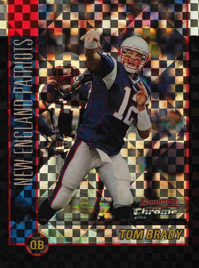 2002 Bowman Chrome Tom Brady #99 Football Card